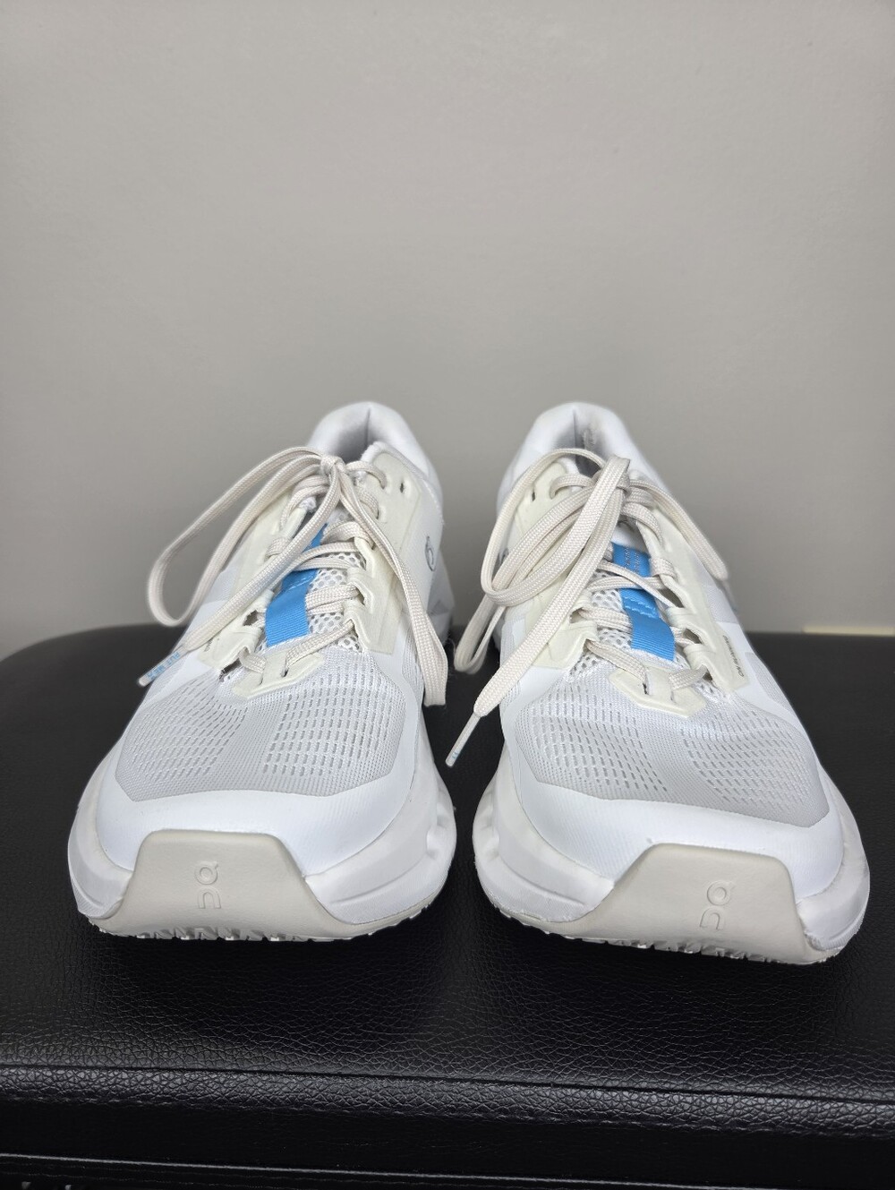 On Cloudrunner 2 Womens 8 Running Shoes White Blue Cushion Mesh Sneaker - Picture 8 of 13